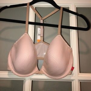 NATORI nude racerback mesh detail bra 32DD